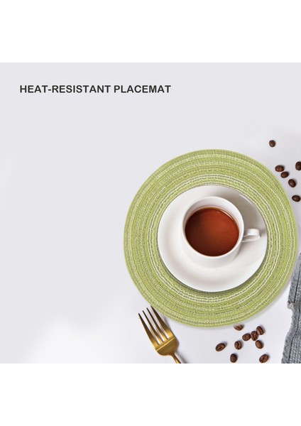 4 Adet Placemats Isıya Dayanıklı Kaymaya Dayanıklı Olmayan Anti-Scald Yıkanabilir Placemats (Yurt Dışından) modelleri