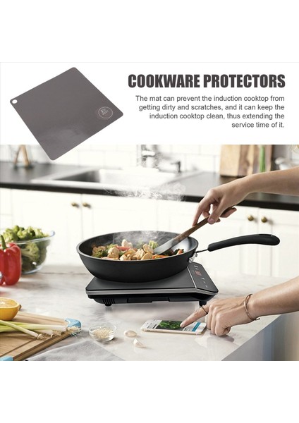Indüksiyon Ocak Mat Slip Indip Induction Cook Üst Pad Silikon Isı Yalıtımlı Mat Yeniden Kullanılabilir Buzdolapları ve Fırınlar B (Yurt Dışından) indirimleri