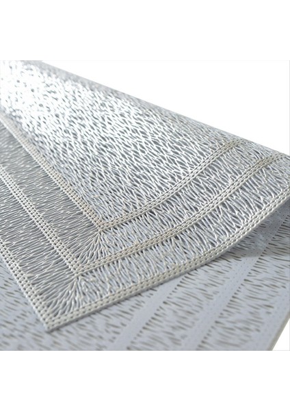 6pcs Dikdörtgen Dokuma Masa Paspas Kayması 18X12 Inç Dokulu Çizik Geçirmez Pvc Masa Paspasları Mutfak Ev Dekoru Altın (Yurt Dışından) modelleri