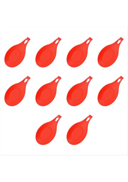 Kaşık Rest Pad Gıda Sınıfı Isı Dayanıklı Put Mat Cihaz Mutfak Mutfak Mutfak Mutfak Yemekleri Kırmızı (Yurt Dışından)