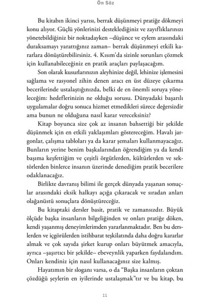 Berrak Düşünme: Sıradan Anları Olağanüstü Sonuçlara Dönüştürmek - Shane Parrish