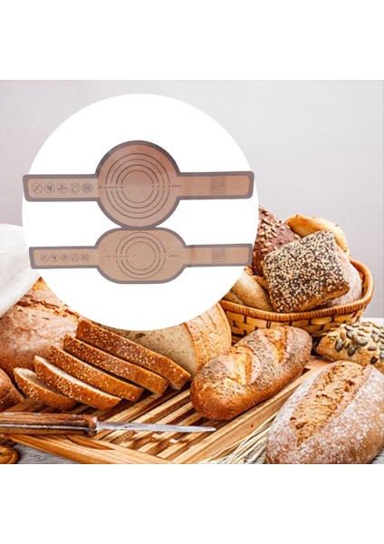 Yalıtım Pad Yuvarlak Dip ve Oval Alt Seti Gri Uzun Saplı Ped Anti-Ölçme Anti-Ölçeklendirme Kolay Ekmek Transfer Pedi A (Yurt Dışından) fiyatları