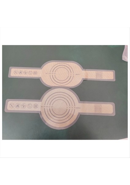 Yalıtım Pad Yuvarlak Dip ve Oval Alt Seti Gri Uzun Saplı Ped Anti-Ölçme Anti-Ölçeklendirme Kolay Ekmek Transfer Pedi A (Yurt Dışından) modelleri