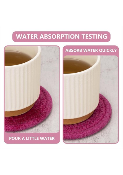 8 Adet Içecek Için Masa Bardak Altlıkları Sehpa Için Emici Bardak Altlıkları Sevimli Bardak Altlıkları (Yurt Dışından) fiyatları