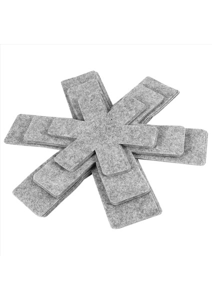 12PCS 3 Farklı Boyutlarda Pan Pot Koruyucuları Pişirme Eşyalarınızı Korumak ve Ayırmak Için Daha Büyük ve Daha Kalın Tava Pedleri (Gri) (Yurt Dışından) modelleri