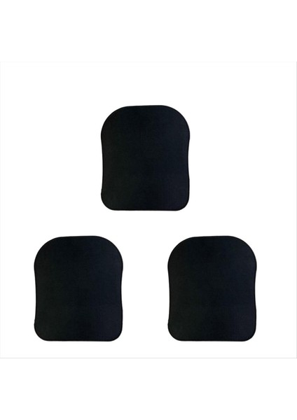 Thermomix Için Tm5 Tm6 Slayt Ped Güçlü Yapışma Anti-Kırpma Mat Katman Yok Tutkal Siyah Mobil Masa Mat 3pc (Yurt Dışından)