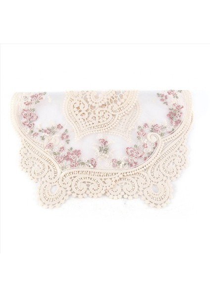 2pcs Vintage Oval Dantel Masa Placemats Zarif Çiçek Işlemeli Donililer Vazo Mat 12 2 x 16 9 Inç (Yurt Dışından) indirimleri