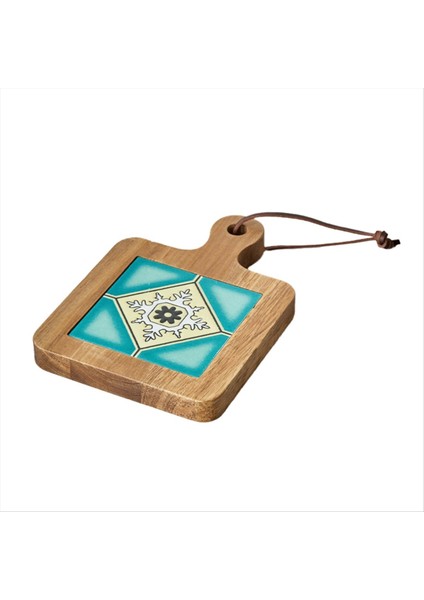 Masif Ahşap Karo Yalıtım Potu Paspasları Ev Retro Placemats Sıcaklığa Dayanıklı Mutfak Masa Paspasları Coasters C (Yurt Dışından)