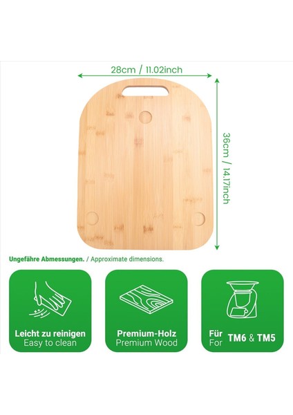 Thermomix Tm6 Tm5 Planörler Için Kayan Tahtası Zahmetsiz Hareketli Akrilik Haddeleme Tahtası Ahşap Renk (Yurt Dışından) modelleri