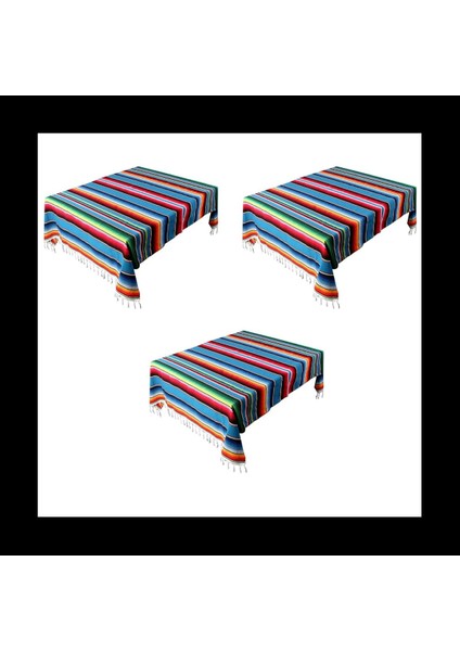 3x Meksika Battaniyesi Sarape Piknik Halı Yoga Partisi Için Tablo Korkumu Hot Rod 120X180CM (Yurt Dışından)
