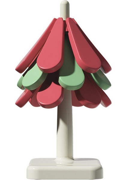 Noel Ağacı Silikon Katlanır Pıhtılaşma Anti-Ölçeklendirme Mat Sıcaklık Placemat Kupa Pot Pişir Mat Takım Mat Kare Alt (Yurt Dışından)