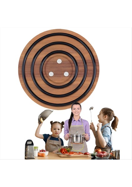 Manyetik Pot Koku Magic Trivet Ahşap Mutfak Için Manyetik Pot Tutucular Sıcak Yemekler Için Manyetik Trivetler Pot Trivet (Yurt Dışından) fiyatları