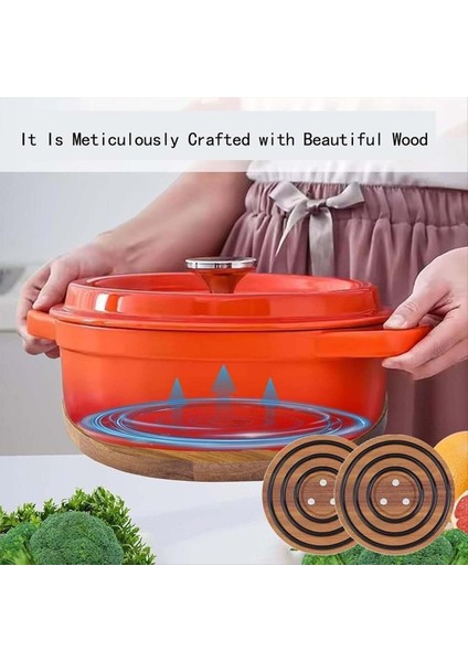 Manyetik Pot Koku Magic Trivet Ahşap Mutfak Için Manyetik Pot Tutucular Sıcak Yemekler Için Manyetik Trivetler Pot Trivet (Yurt Dışından) modelleri