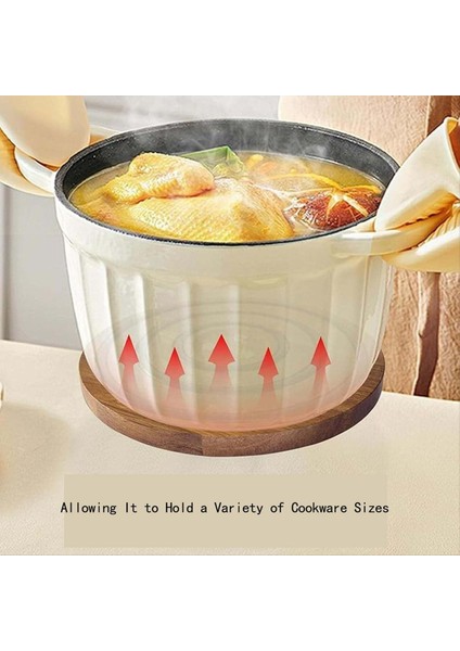 Manyetik Pot Koku Magic Trivet Ahşap Mutfak Için Manyetik Pot Tutucular Sıcak Yemekler Için Manyetik Trivetler Pot Trivet (Yurt Dışından) fırsatları