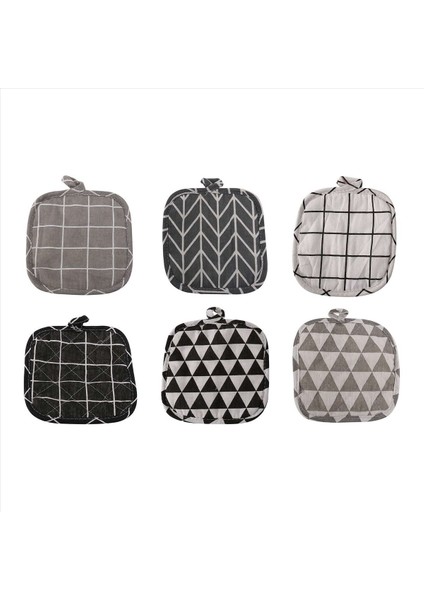 2 Adet Manyetik Bambu Tost Makineli Maşalar 6 Adet Pamuklu Tencere Tutucu Asılı Döngü ile (Yurt Dışından)