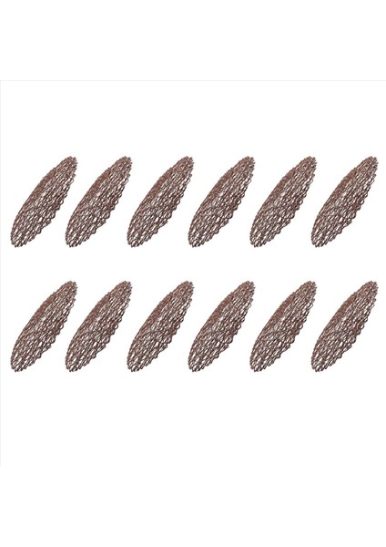 Yuvarlak Kağıt Fiber Dokuma Yer Paspaslar Dekoratif Örgülü Doğal Paspas Tatilleri Partiler Dekor 15 Inç 12 (Kahve) (Yurt Dışından) fırsatları