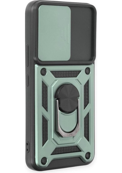 Samsung Galaxy S23 Fe Kılıf Pars Lens Yüzüklü Silikon - Yeşil - BRF11924-1095 fiyatları