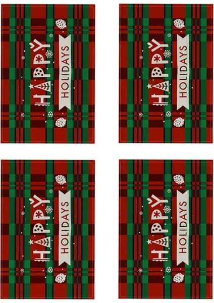 Noel Placemats Yemek Masası Için Noel Isıya Dayanıklı Placemats Pamuk Keten Kaymaz Yer Paspasları Tatil Için (Yurt Dışından) fiyatları
