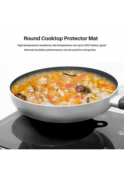 8pcs Hanehalkı Silikon Indüksiyonlu Ocak Koruyucusu Mat Yuvarlak Ocak Koruyucu Mat Isı Yalıtım Yalıtımlı Ped 22CM Hot Pot Mat (Yurt Dışından) fırsatları