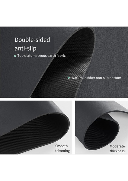 Mutfak Tezgahı ve Kahve Makineleri Için Çanak Kurutma Paspası 16X20 Inç Hızlı Kurutma Tabak Koyu Gri (Yurt Dışından) fiyatları