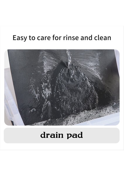 Mutfak Tezgahı ve Kahve Makineleri Için Çanak Kurutma Paspası 16X20 Inç Hızlı Kurutma Tabak Koyu Gri (Yurt Dışından) modelleri