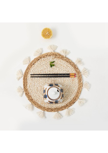 Dokuma Sepet Duvar Dekorasyonu Dokuma Sepet Duvar Dekor Hasır Duvar Duvar Asılı Küçük Makrame Boho Duvar Sanat Ev Dekor (Yurt Dışından) indirimleri