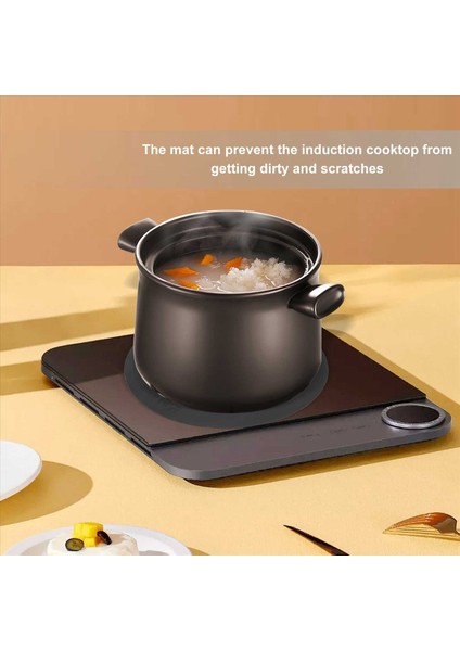 5 Paket Elektrik Indüksiyon Hob Koruyucu Mat Anti-Kayma Mat Silikon Pad Kahecir Koruyucu Kapak Isı Yalıtımlı Mat Siyah (Yurt Dışından) indirimleri