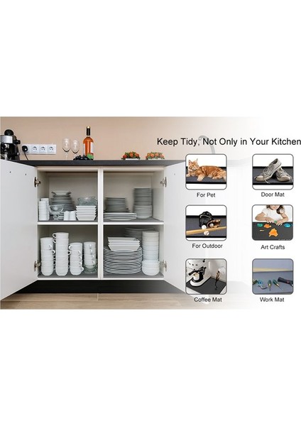 Tahliye Lavabo Mat Silikon Mutfak Lavabo Astar Drenaj Deliği Sıçramaları Emici Mat Su Geçirmez Koruyucu Lavabo (Yurt Dışından) modelleri