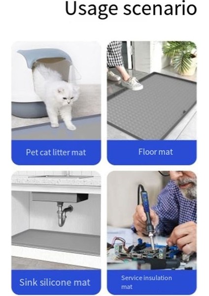 Tahliye Lavabo Mat Silikon Mutfak Lavabo Astar Drenaj Deliği Sıçramaları Emici Mat Su Geçirmez Koruyucu Lavabo (Yurt Dışından) fırsatları