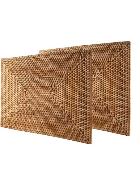 2 Adet Masa Paspasları Kaymaz Rattan Placemats Yemek Masası Isıya Dayanıklı Dokuma Yer Paspasları Yalıtım Isıya Dayanıklı Paspaslar (Yurt Dışından) modelleri