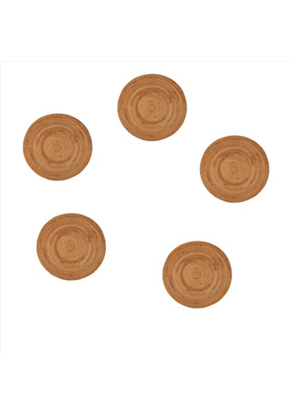 5x Rattan Dokuma Placemats Yuvarlak Masa Paspasları Kaymaz Isıya Dayanıklı Yer Mat Hasır Placemat Sıcak Yemekler Için (Yurt Dışından) fırsatları