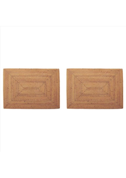 2x Masa Paspasları Kaymaz Rattan Placemats Yemek Masası Isıya Dayanıklı Dokuma Placemats Isıya Dayanıklı Paspaslar Yemek Masası Için (Yurt Dışından) modelleri