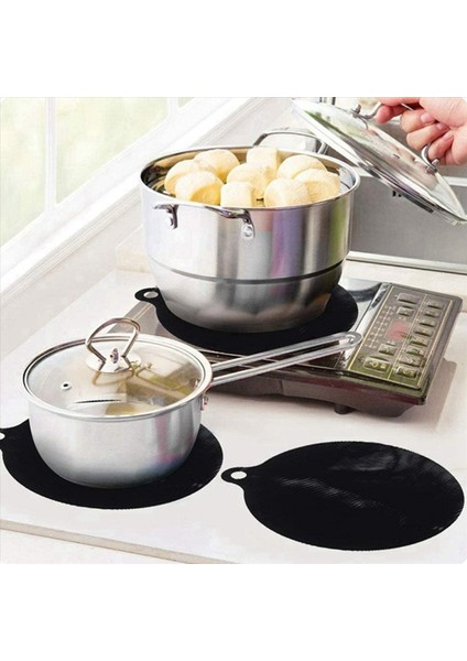 Elektrikli Indüksiyon Hob Koruyucu Mat Anti-Slip Mat Silikon Ocak Çekme Koruyucu Kapak Isı Yalıtımlı Mat 6 Paket (Yurt Dışından) modelleri