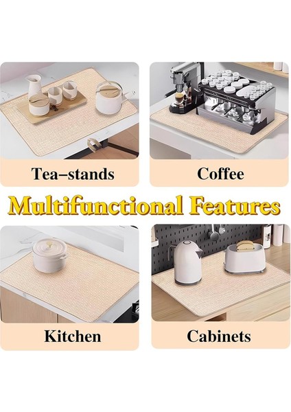 2 Paket Xxl Büyük Mikrofiber Bulaşık Kurutma Paspası 24X17 7 Inç Emici Bulaşık Drenajı Mutfak Sayacı Bulaşık Kurutma Ped (Yurt Dışından) indirimleri