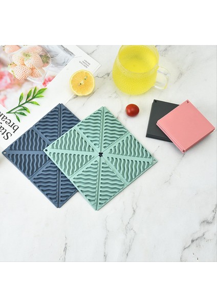 Katlanır Placemats Yalıtım Paspasları Sofra Sığınakları Taşınabilir Ev Depolama Placemats Mutfak Aletleri A (Yurt Dışından) modelleri