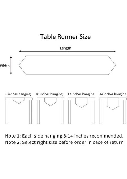 Dikdörtgen Masa Koşucuları Kumaş Ev Bahçe Masa Koşucu Piknik Iç ve Açık Yemek Tatili (16 x 70 Inç) (Yurt Dışından) fiyatları