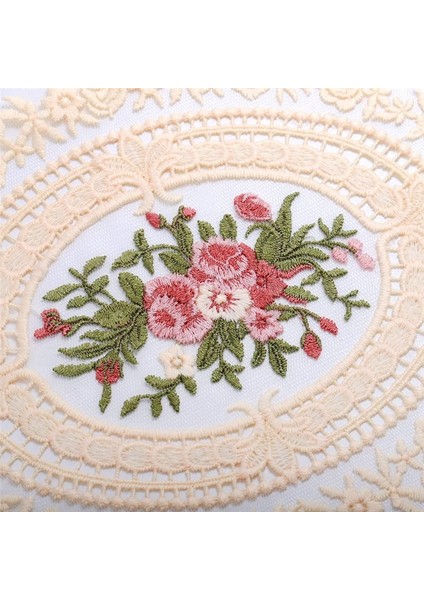 6pcs Yemek Masa Kapağı Işlemeli Masa Bezi Zarif Yuvarlak Dantel Masa Korku Kahve Barışları Peçete Parti Dekorasyonu (Yurt Dışından) fırsatları