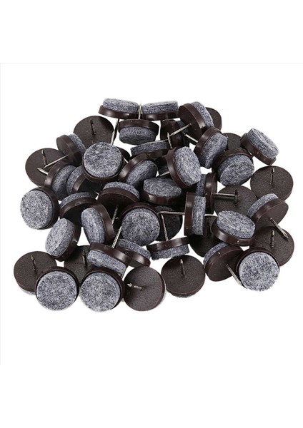 100PCS Sandalye Bacak Zemin Keçe Ped Skid Kayma Diy Tırnak Koruyucular 22MM (Yurt Dışından) modelleri