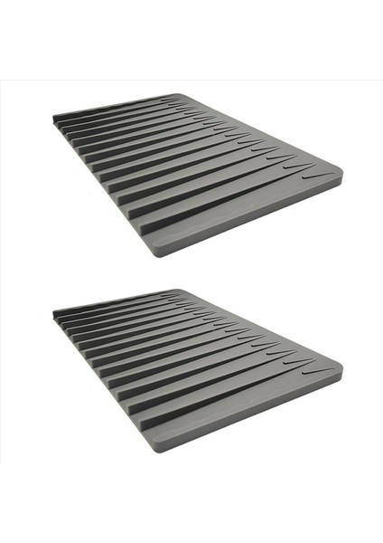 2x Büyük Silikon Tabak Kurutma Paspas 32 5X20CM Boyut Boyut Mat Koruma Isıya Dayanıklı Sayaç Üst Mat B (Yurt Dışından)
