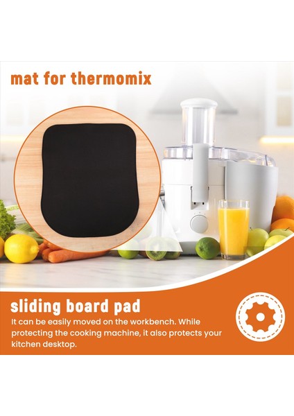 Thermomix Tm6 Tm5 Için Kayan Tahtası - Aksesuarlar Vorwerk Mutfak Işçisi Için Slip Olmayan Dayanıklı Siyah Tm5 Tm6 (Yurt Dışından) fırsatları