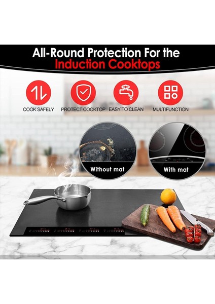 Büyük Indüksiyon Ocak Protector Mat 21 2X35 4 Inç Elektrikli Soba Burner Cam Soba Kapağı Olarak Antiscratch&#39 I Kapsar (Yurt Dışından) indirimleri