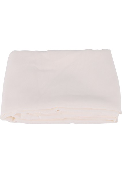 Şifon Masa Koşucusu 27X118 Inç Romantik Düğün Şeffaf Gelin Parti Masa Dekorasyonları Duş Süslemeleri Bej-Beyaz (Yurt Dışından)