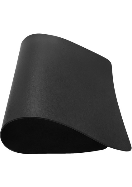 4pcs Isıya Dayanıklı Placemats Yapay Deri Placemats Su Geçirmez Kaymaz Yıkanabilir Mutfak Placematları (Siyah) (Yurt Dışından)