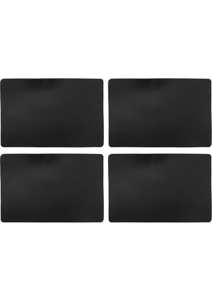 4pcs Isıya Dayanıklı Placemats Yapay Deri Placemats Su Geçirmez Kaymaz Yıkanabilir Mutfak Placematları (Siyah) (Yurt Dışından) modelleri