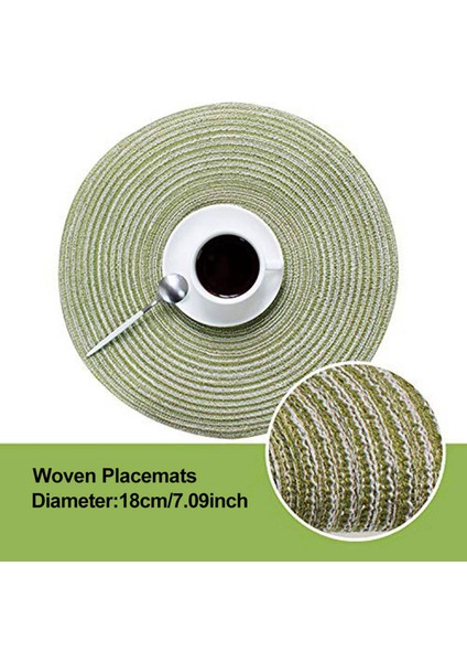 8 Adet Placemats Isıya Dayanıklı Kaymaz Kayma Önleyici Yıkanabilir Yıkanabilir Placemats (Yurt Dışından) indirimleri