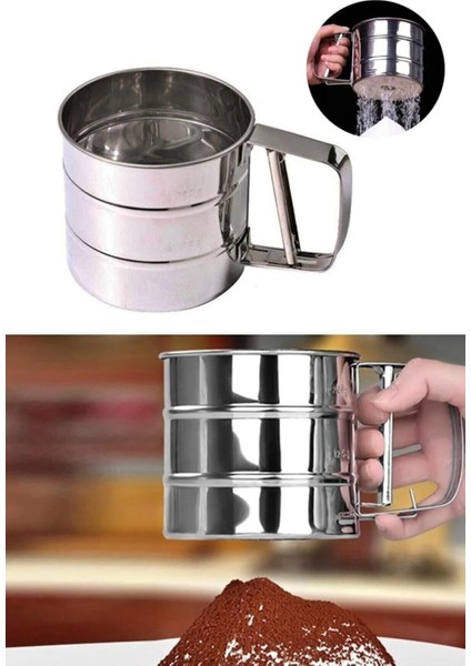 Lüx Paslanmaz Çelik Pratik Un Eleği fırsatları