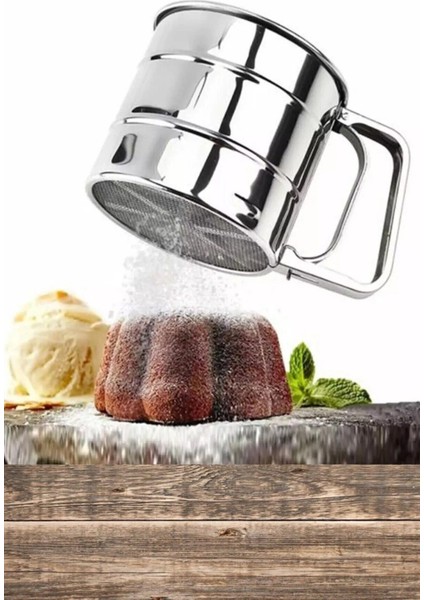 Lüx Paslanmaz Çelik Pratik Un Eleği