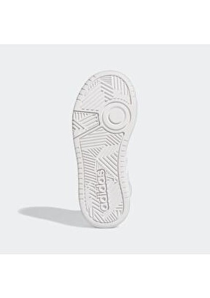 Hoops 3.0 Mıd K Erkek Spor Ayakkabı Düz Taban Beyaz Renk Modern Tasarım