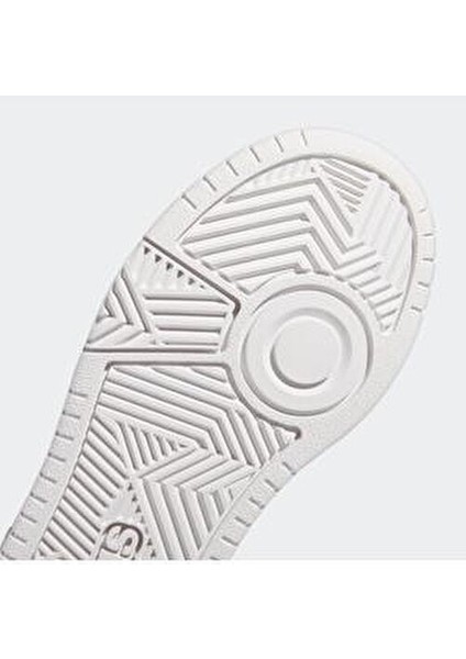 Hoops 3.0 Mıd K Erkek Spor Ayakkabı Düz Taban Beyaz Renk Modern Tasarım