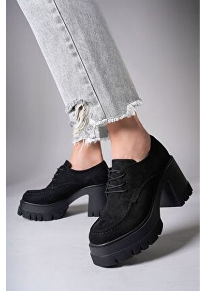 Kadın Loafer Yüksek Kaliteli Vegan Deri Şık Tasarım Kısa Topuklu Ayakkabı fiyatları